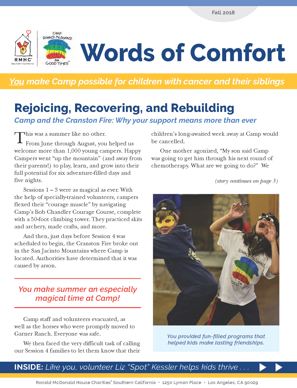 Camp Newsletter