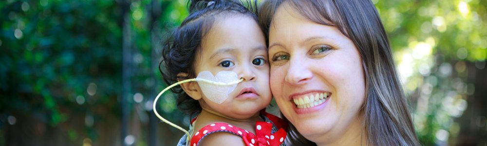 Daughter and mother hugging and showing love