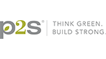 P2S Engineering logo tag Think Green Build Strong