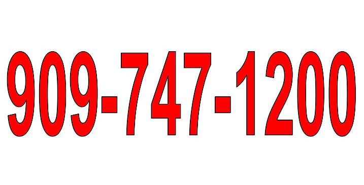 New Main Phone Number 909-747-1200