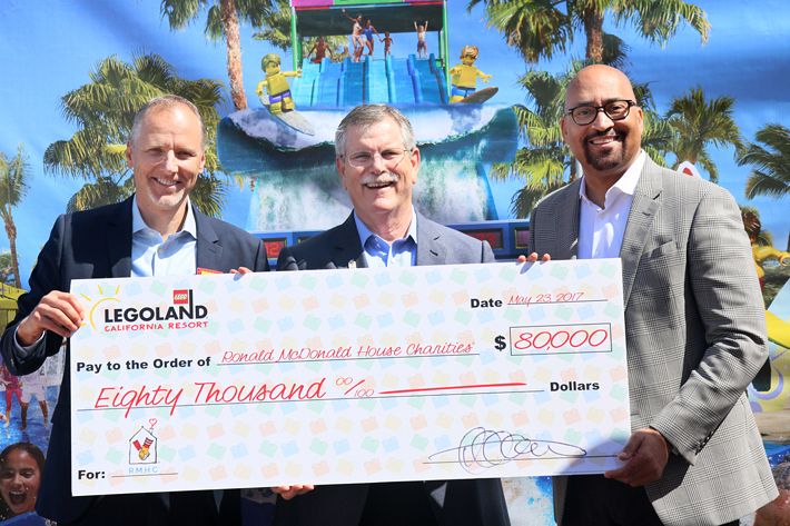 LEGOLANDÂ® California Resort Donates $80,000 to Ronald McDonald House Charities